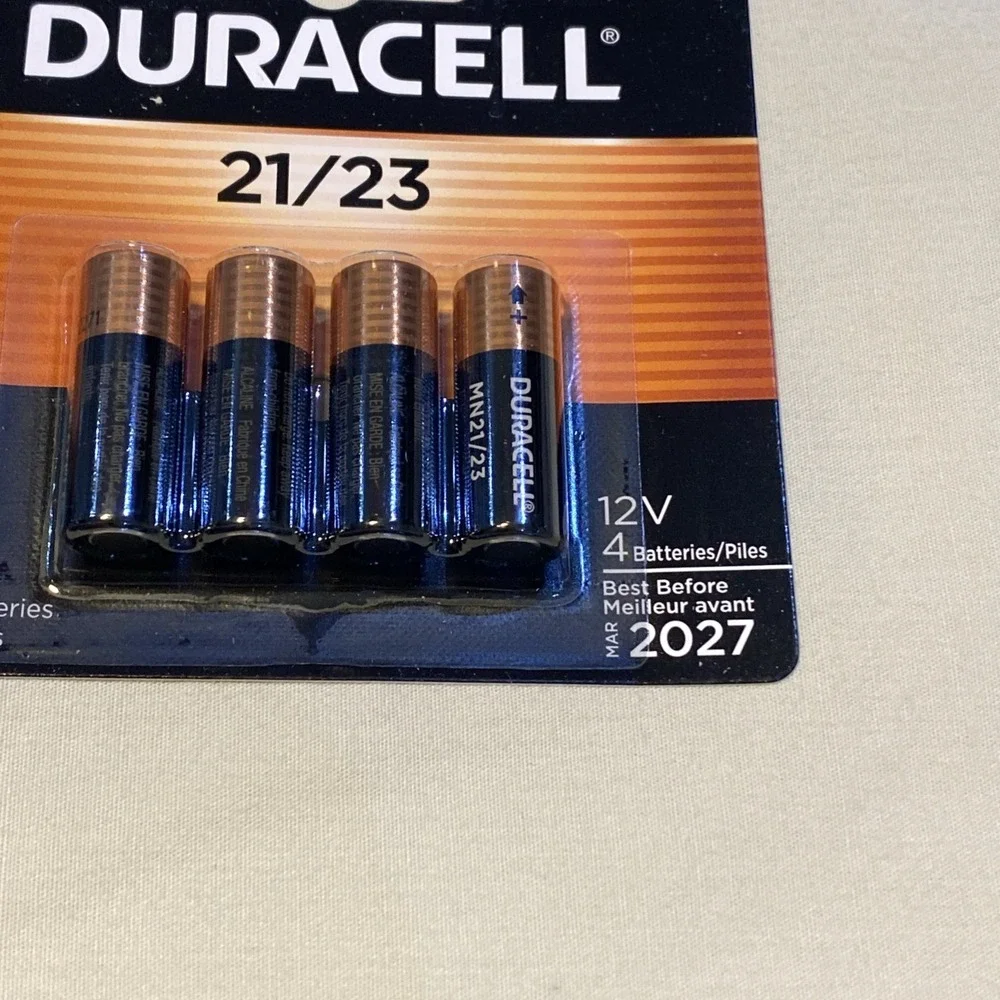 Duracell 21/23 12V Batteries Specialty Alkaline Long Lasting 4 Pack New
